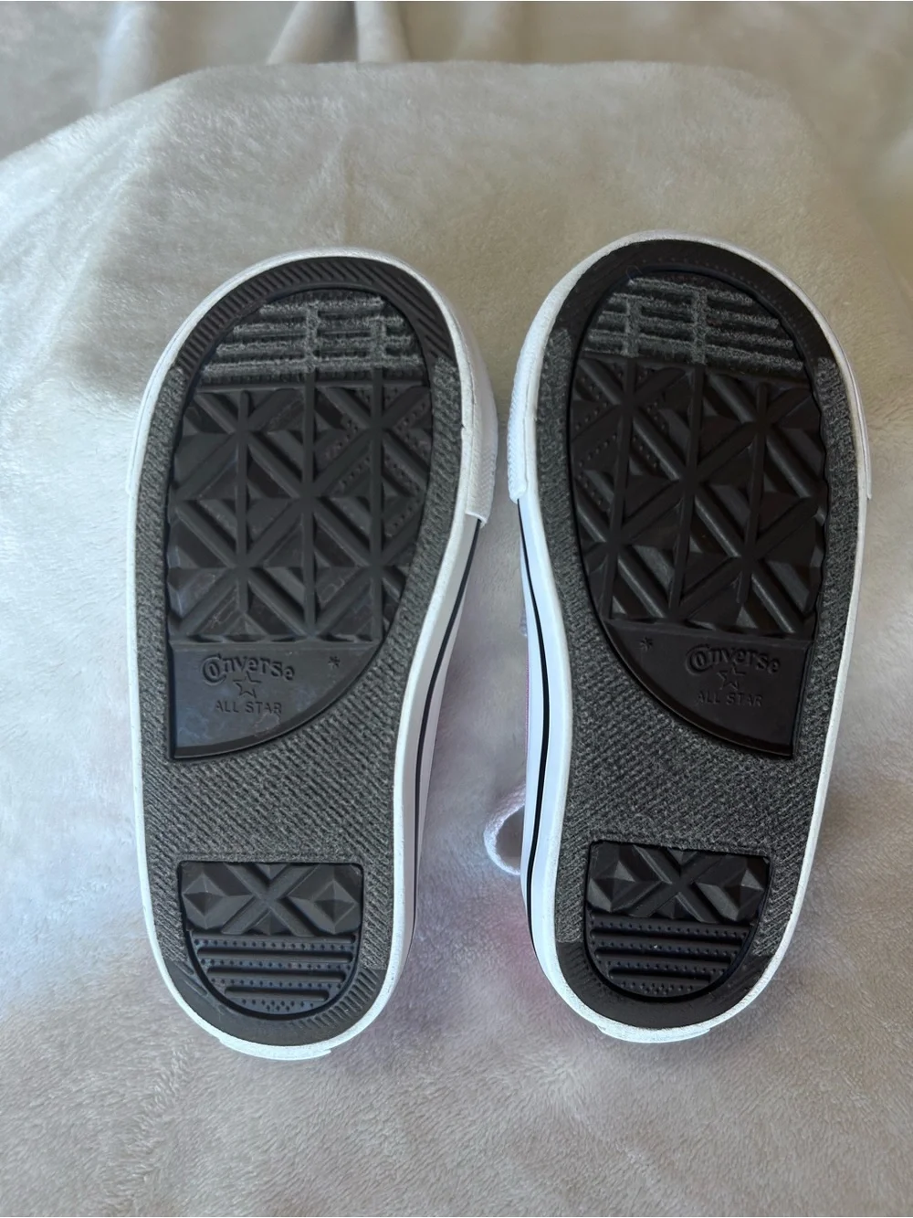 Converse Kids Pink Low Top Sneakers with White Accents